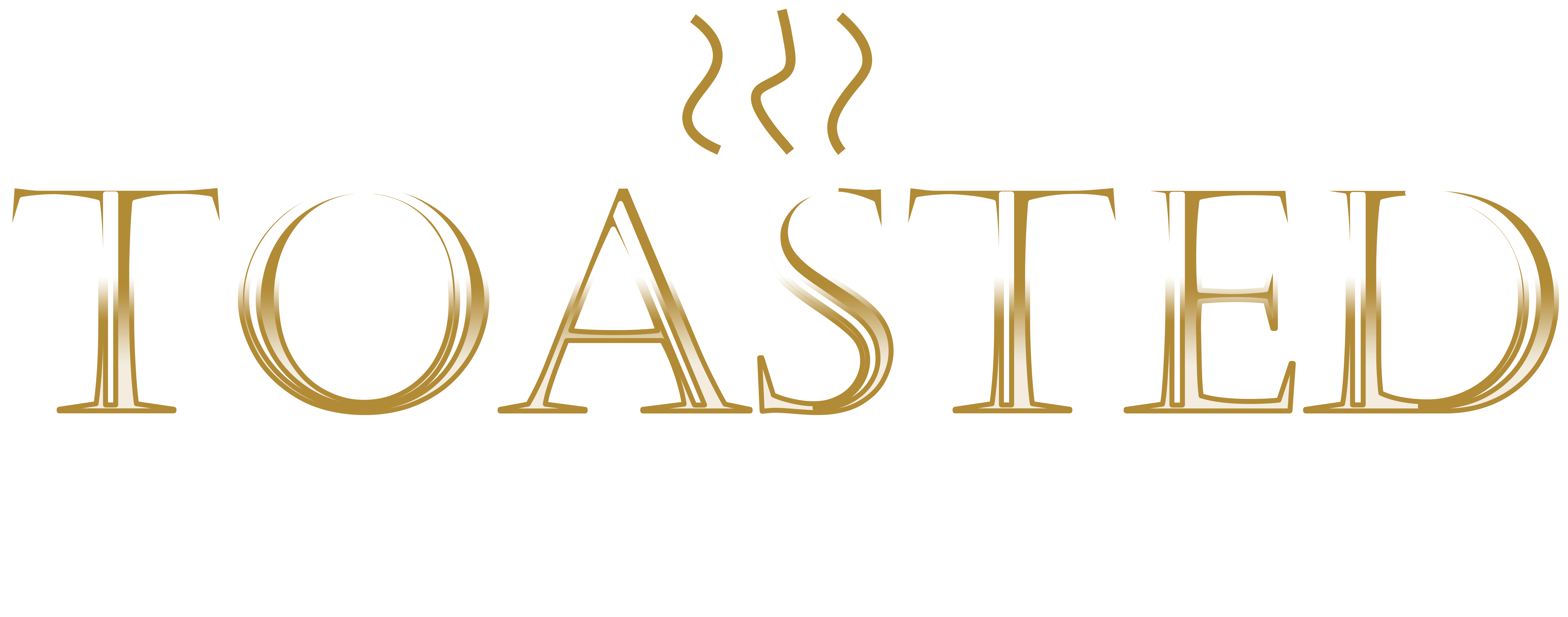 Toasted White Logo for Black Backgrounds REAL TOASTED FOOD copy