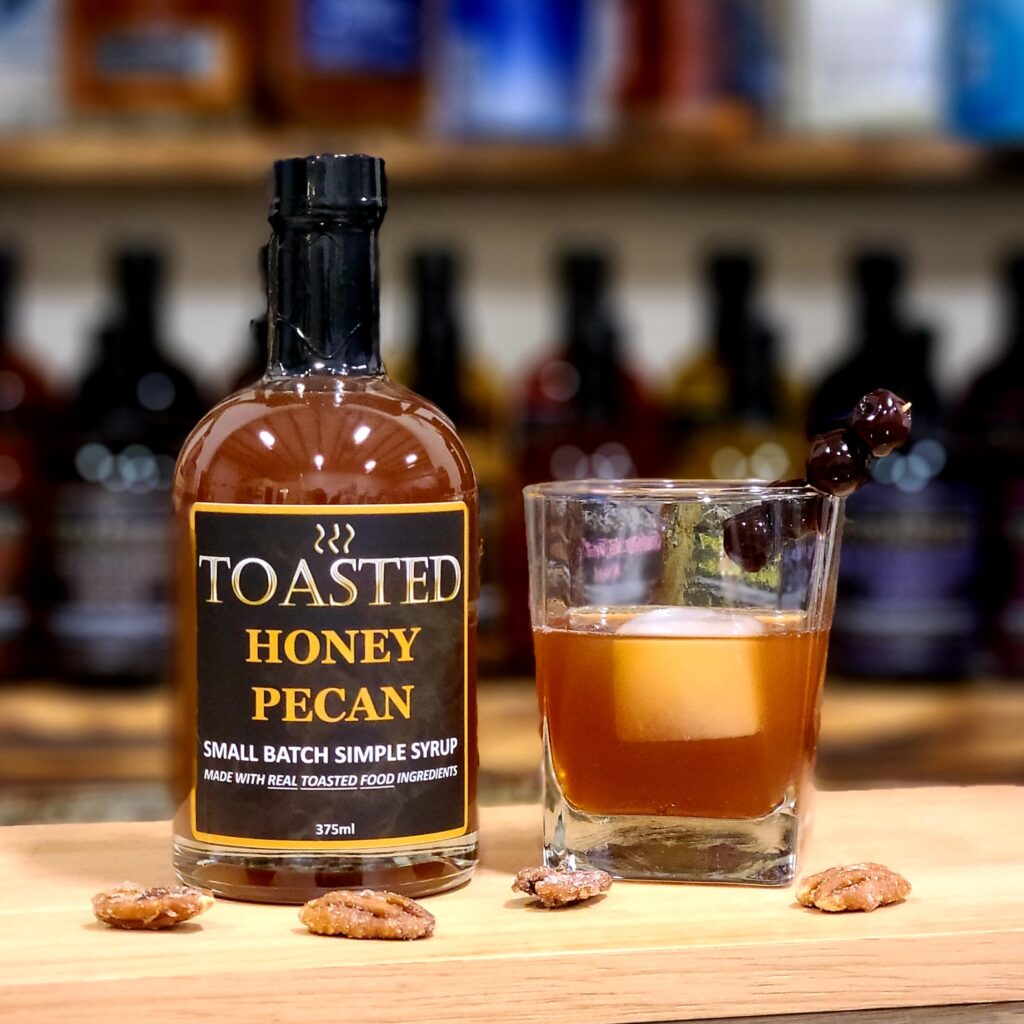 TOASTED Honey Pecan Old Fashioned