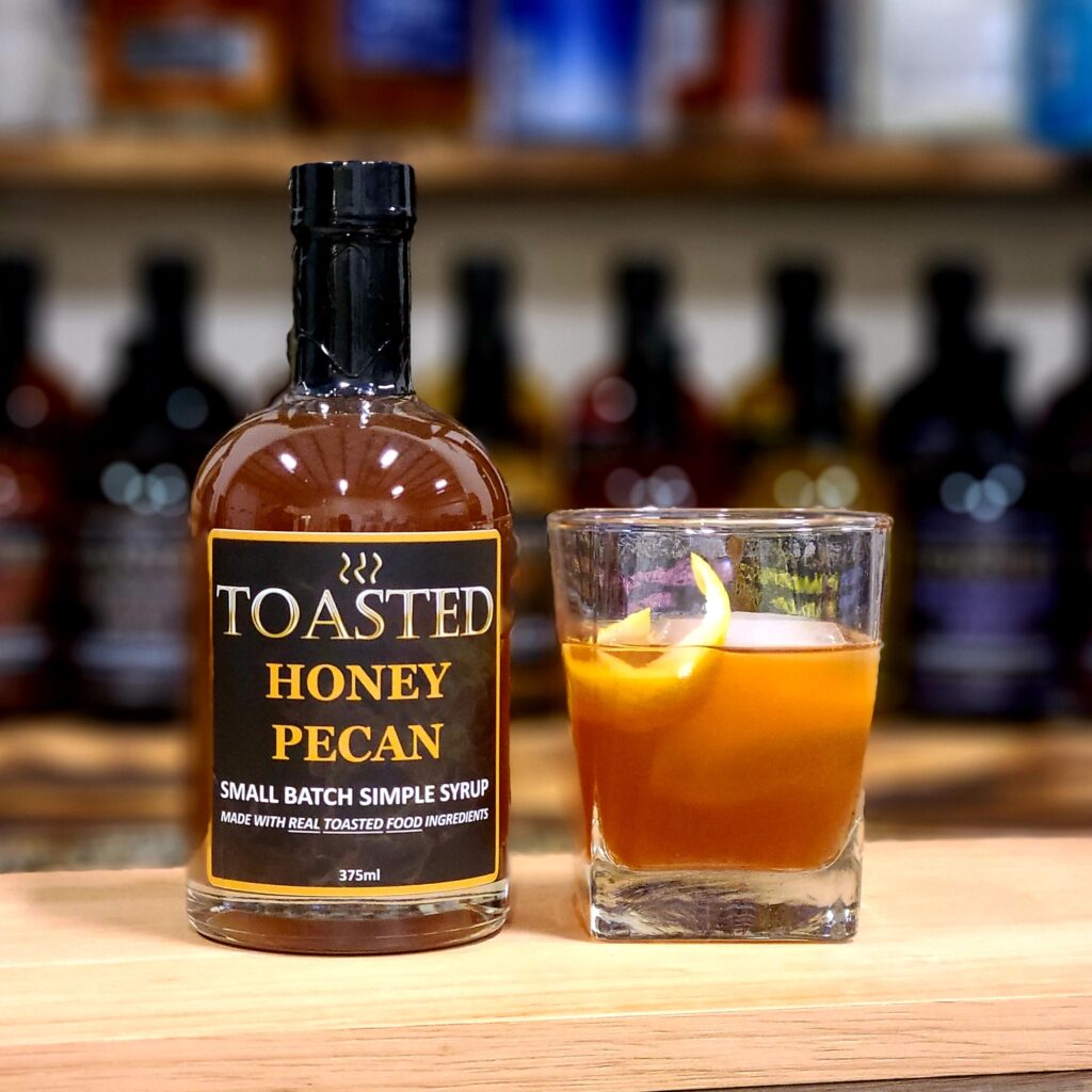TOASTED Bees Knees Old Fashioned