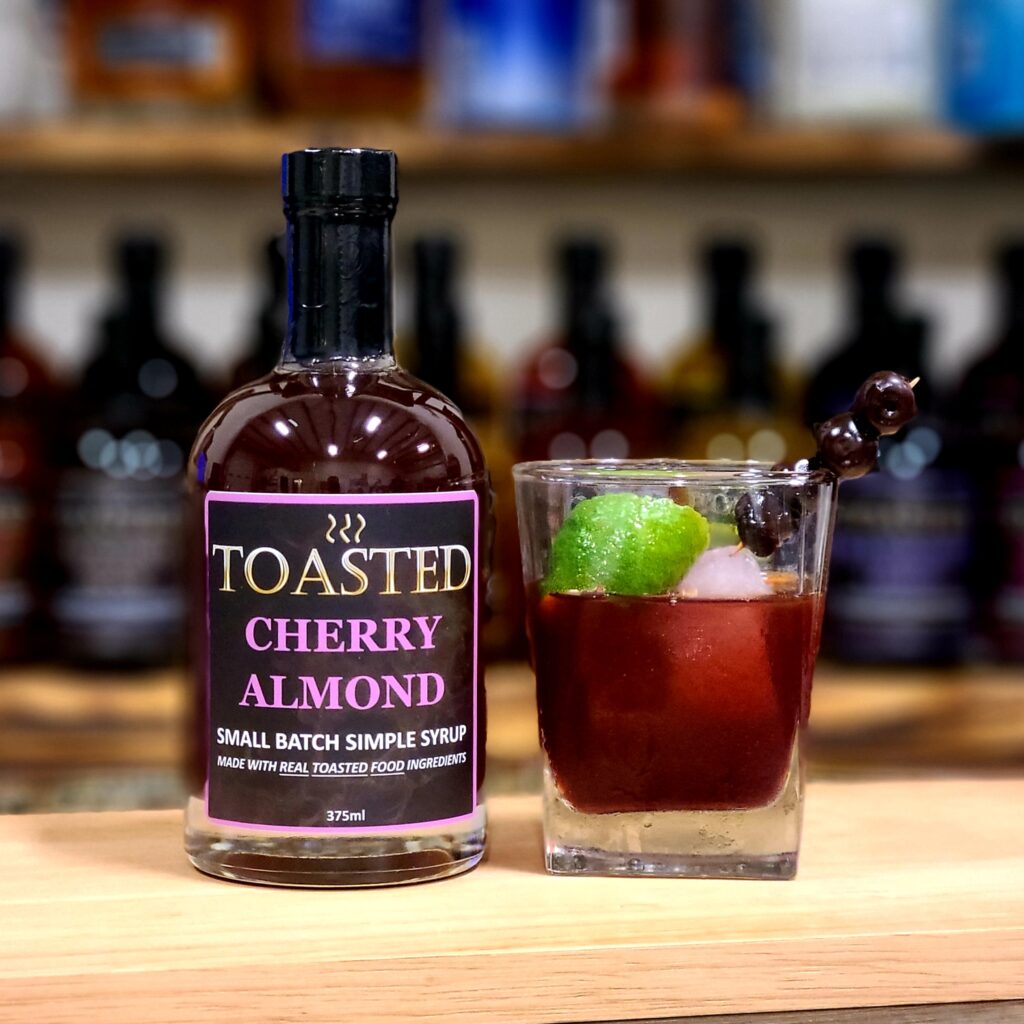 TOASTED Cherry Rum Limeade Old Fashioned
