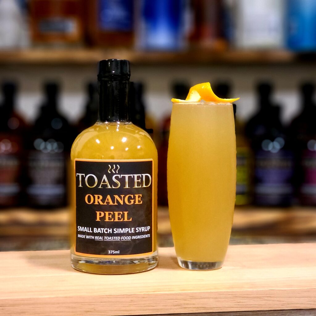 TOASTED Orange Peel Mimosa
