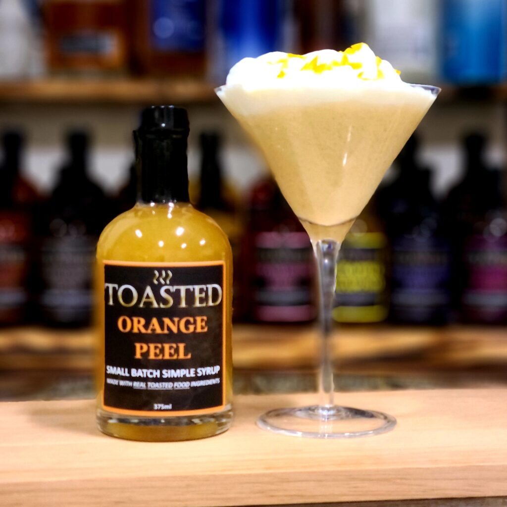 TOASTED Dreamsicle Martini