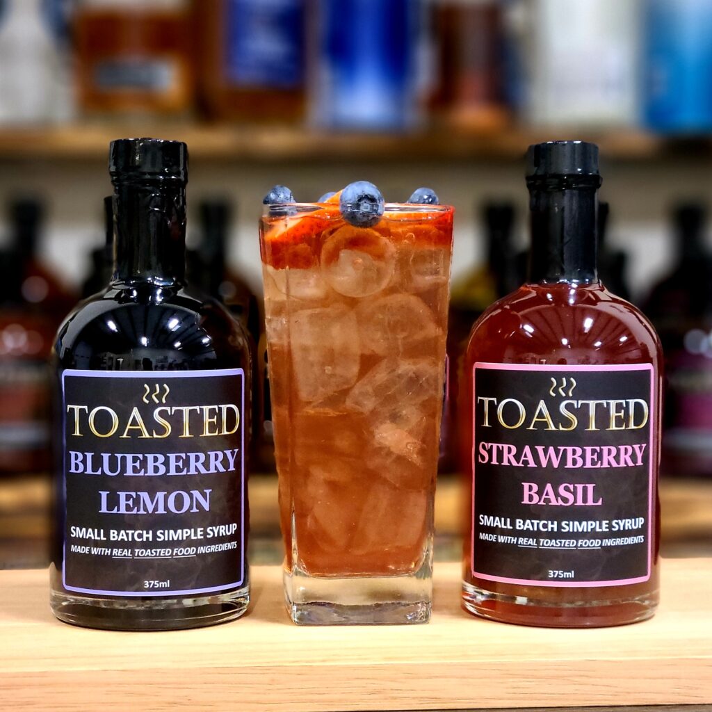 TOASTED Berry Whiskey Smash