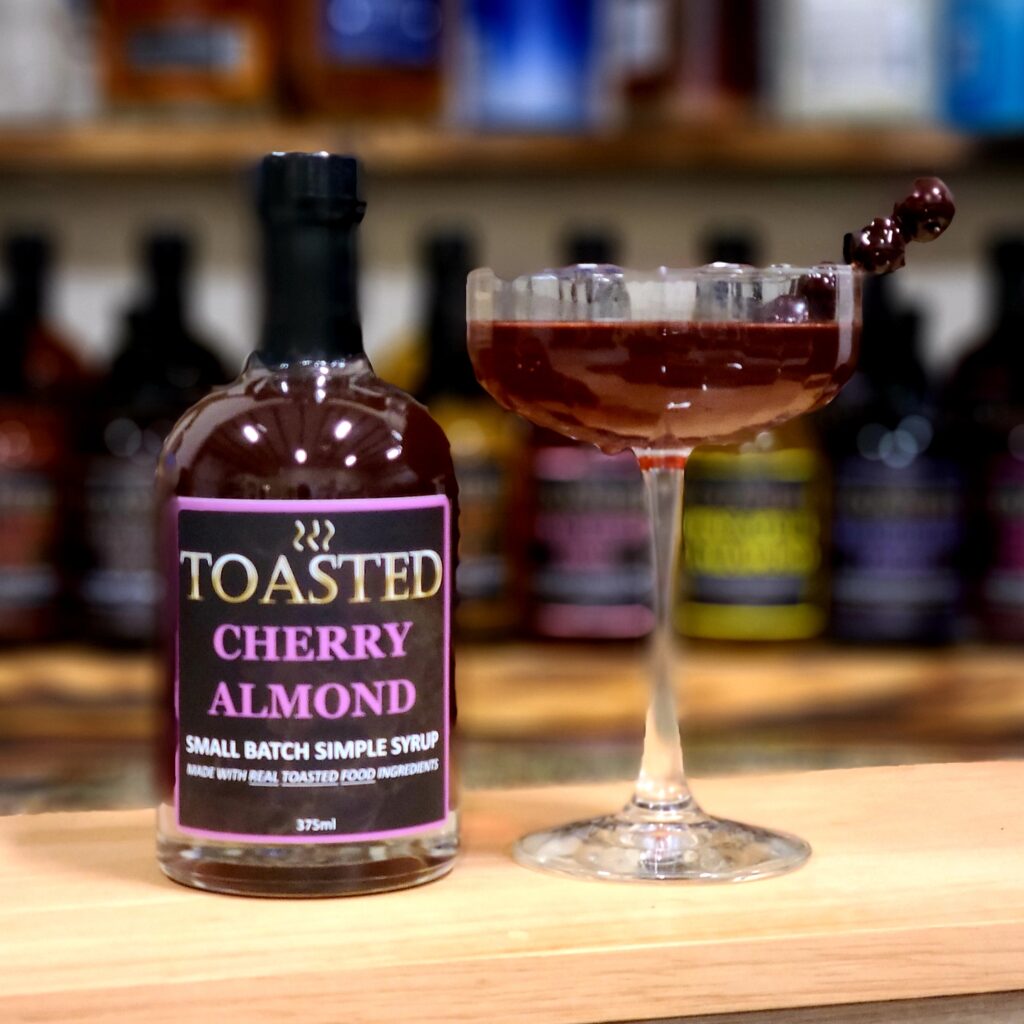 TOASTED Cherry Almond Manhattan