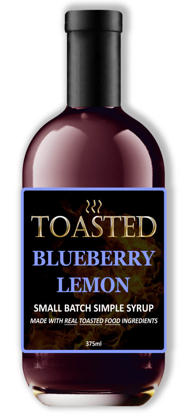 TOASTED Blueberry Lemon Small Batch Simple Syrup