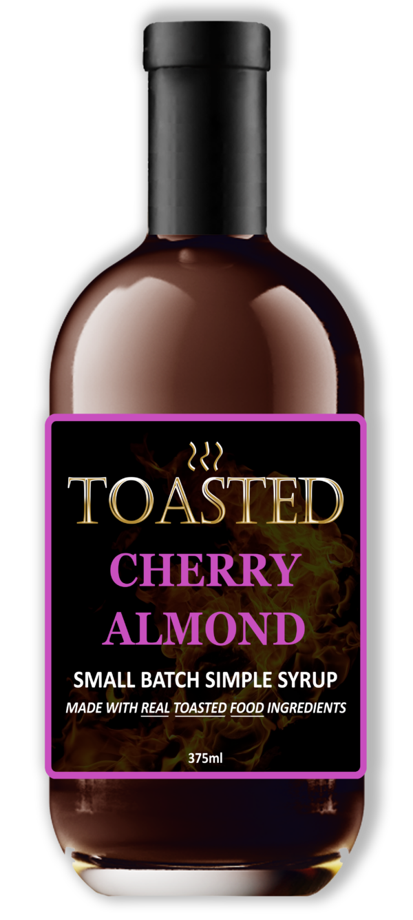 TOASTED Cherry Almond Small Batch Simple Syrup