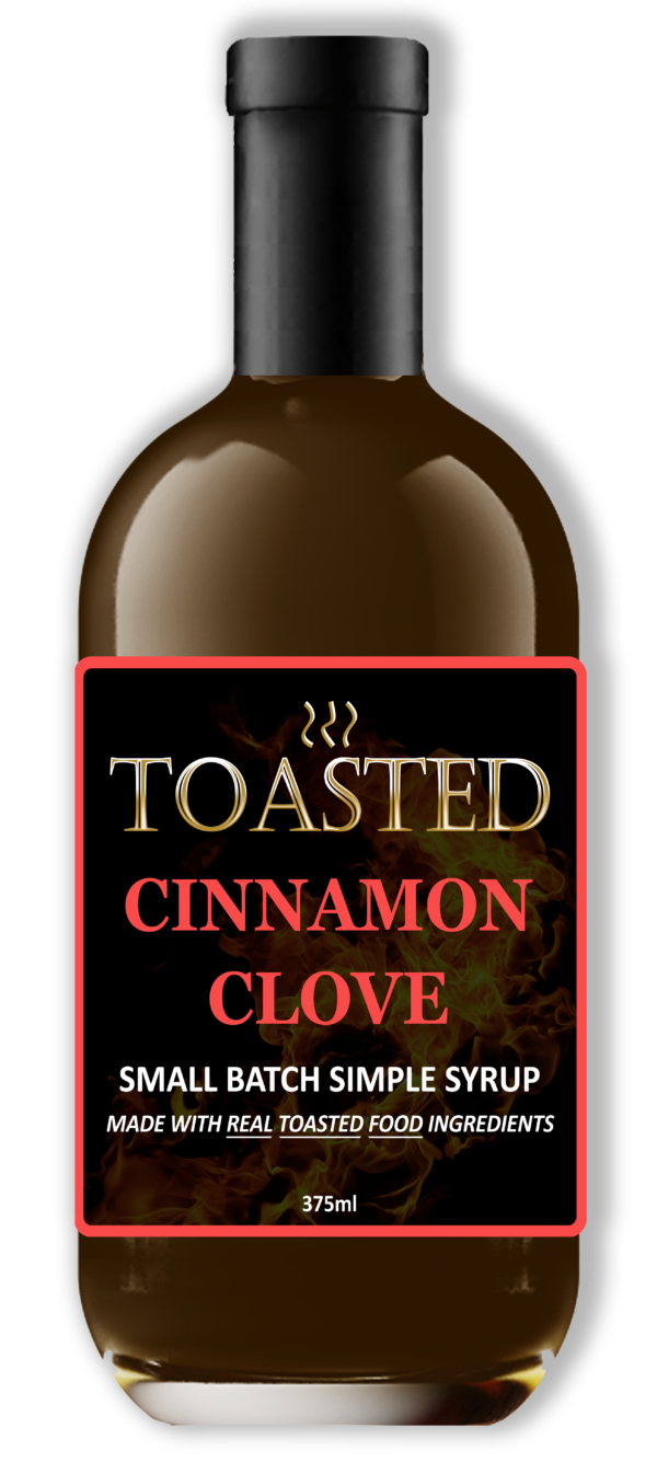 TOASTED Cinnamon Clove Small Batch Simple Syrup