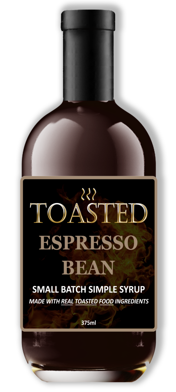 TOASTED Espresso Bean Small Batch Simple Syrup
