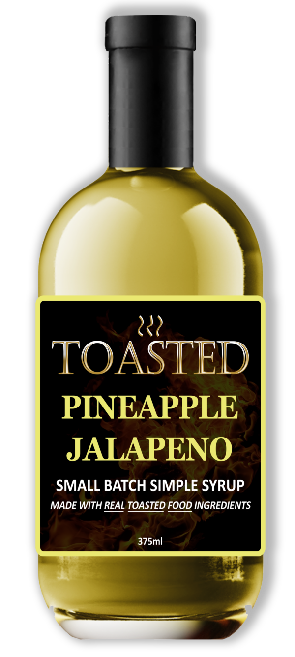 TOASTED Pineapple Jalapeno Small Batch Simple Syrup