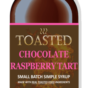 TOASTED Chocolate Raspberry Tart Small Batch Simple Syrup