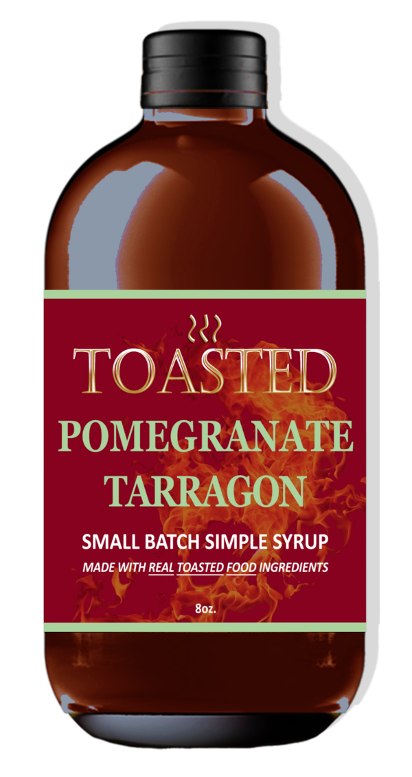 TOASTED Pomegranate Tarragon Small Batch Simple Syrup