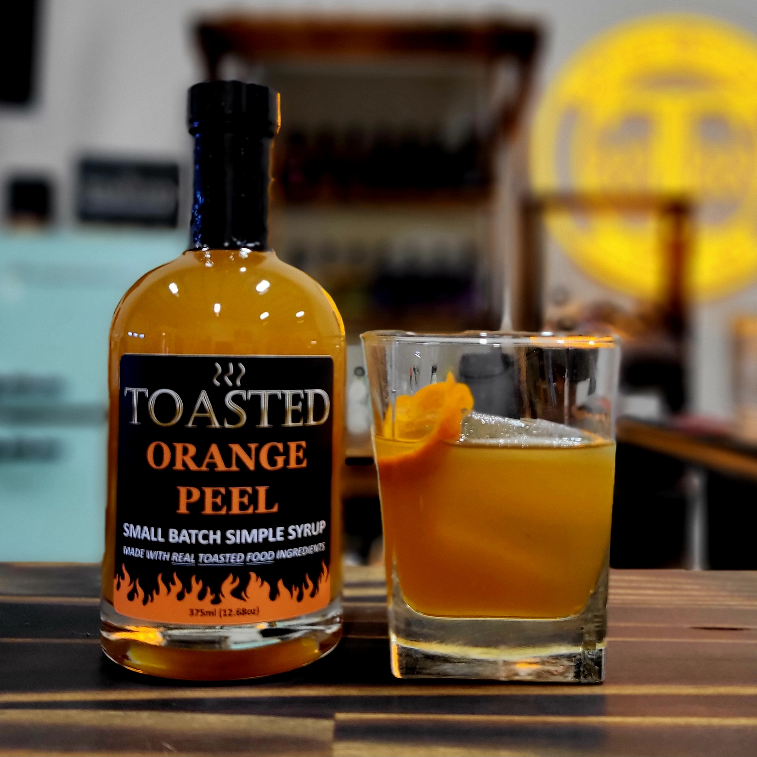 Orange Peel Old Fashioned