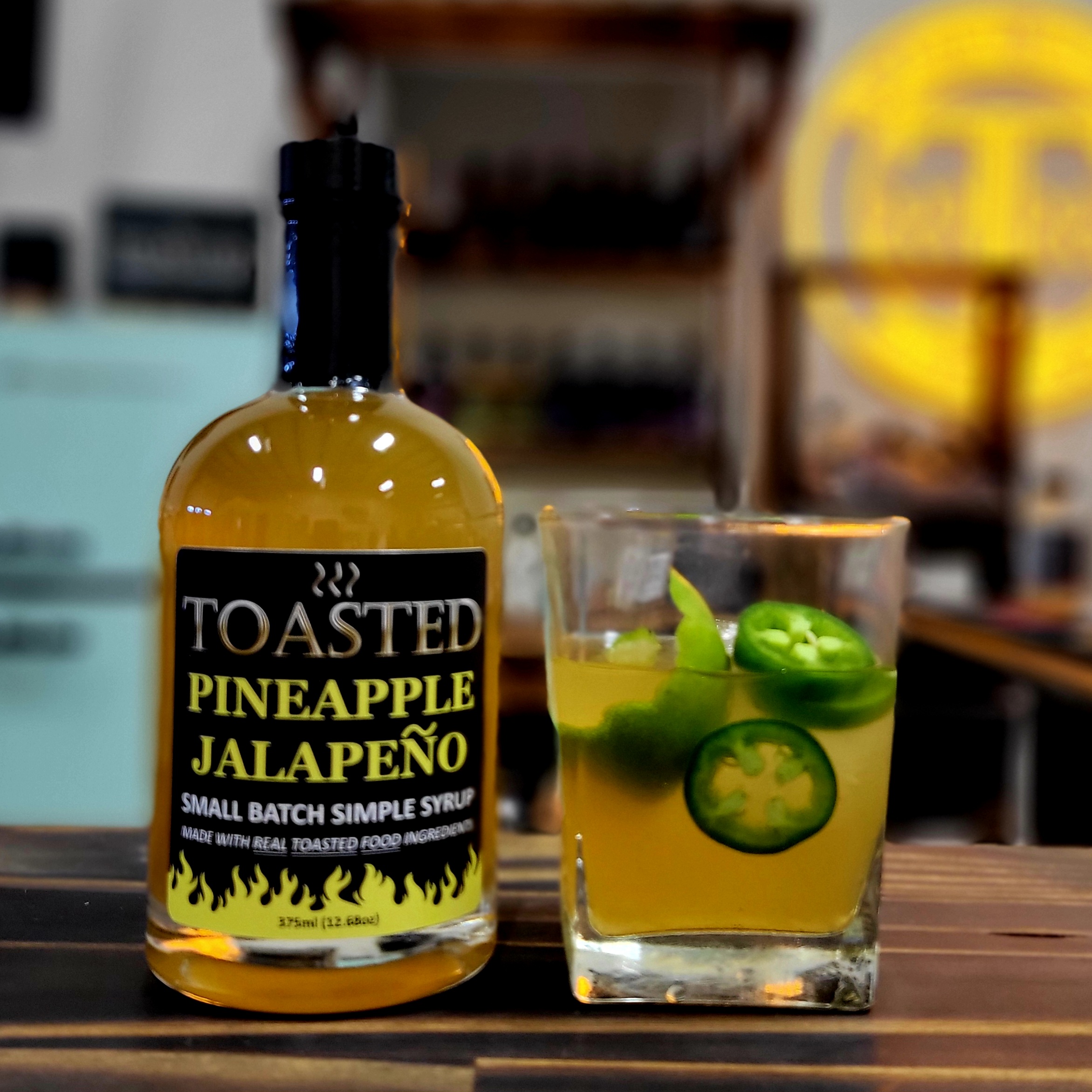 Pineapple Jalapeno Old Fashioned