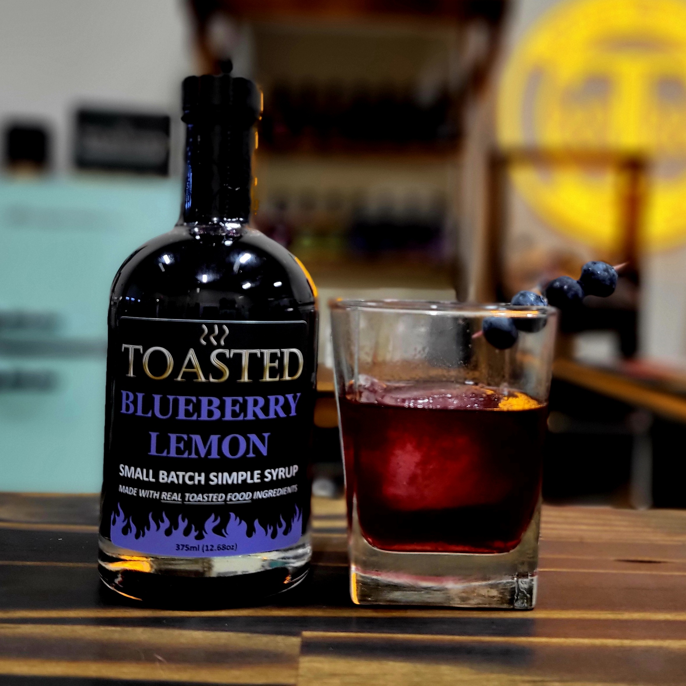 Blueberry Lemon Old Fashioned