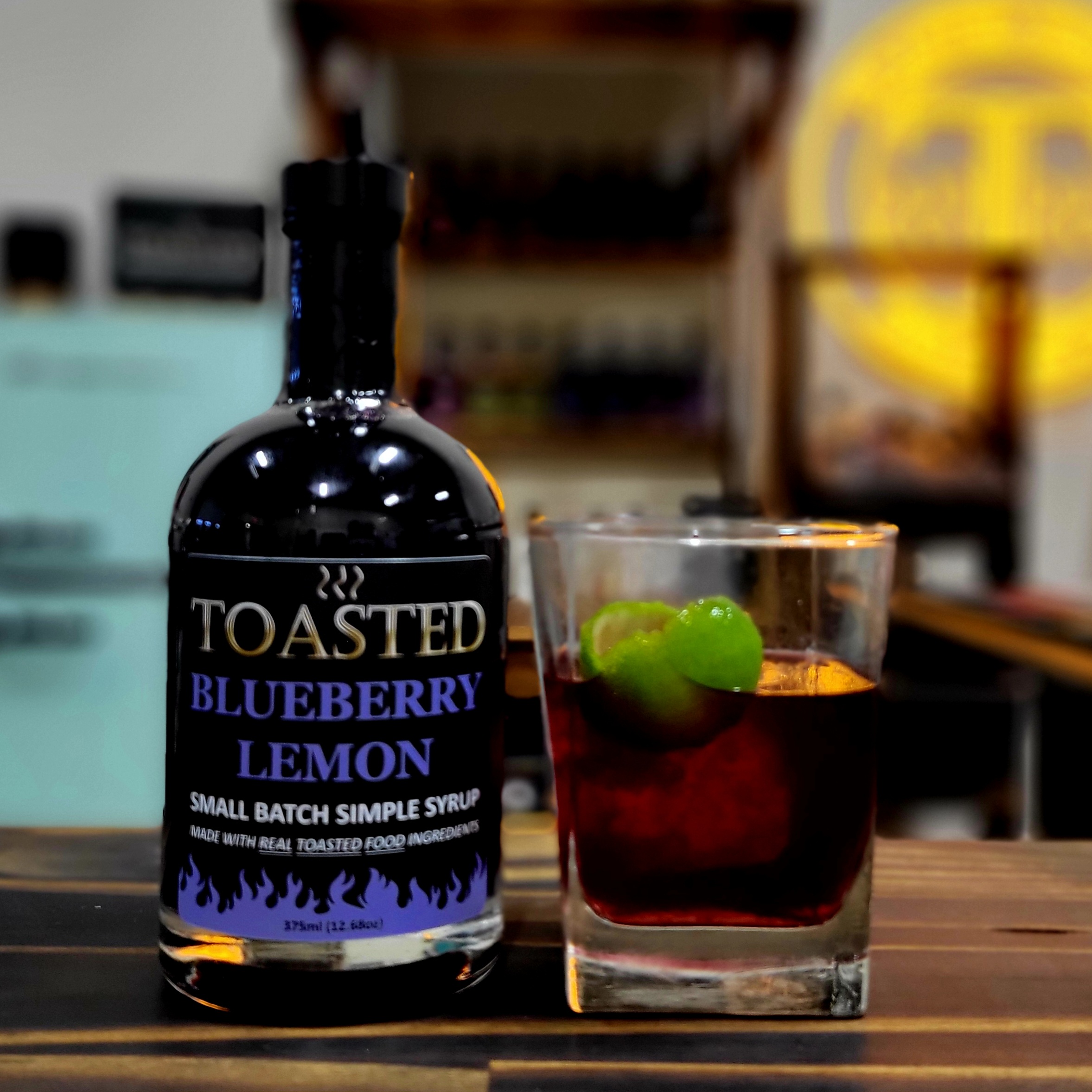 Blueberry Lemon Old Fashioned