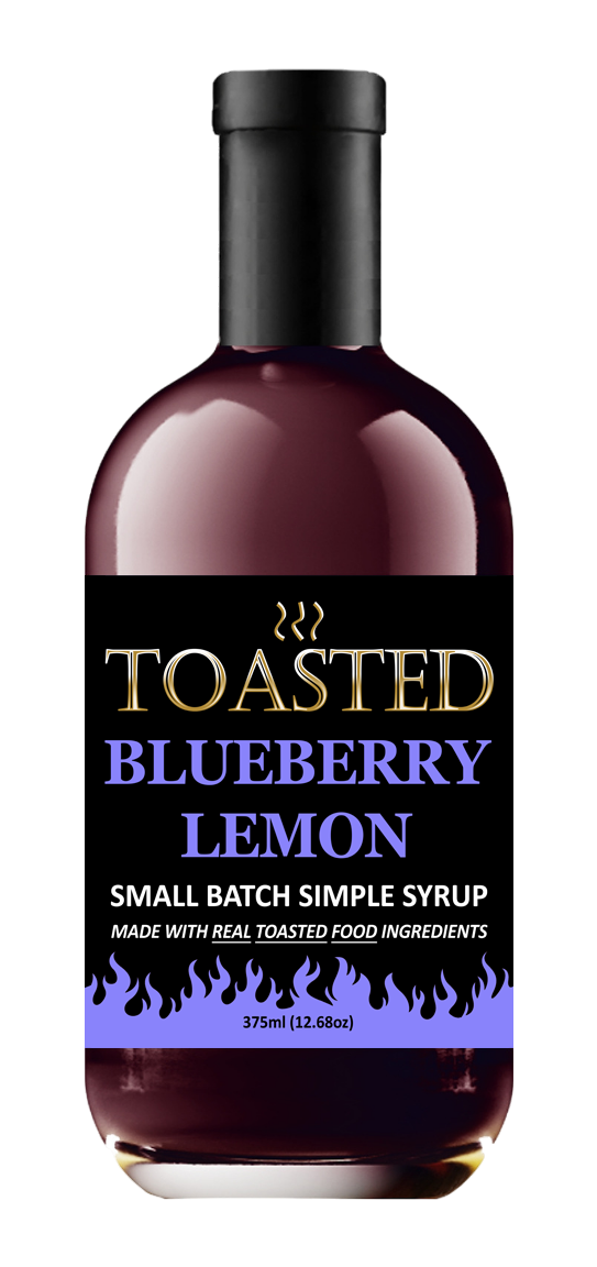 Blueberry Lemon Simple Syrup made for Old Fashioneds and Craft Cocktails