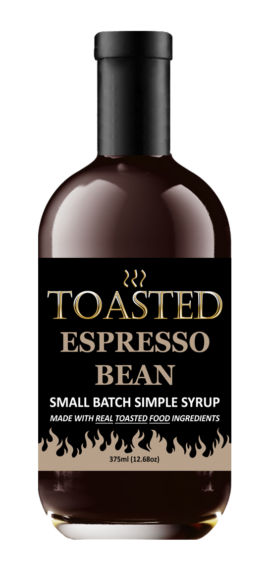 Espresso Bean Simple Syrup made for Old Fashioneds and Craft Cocktails