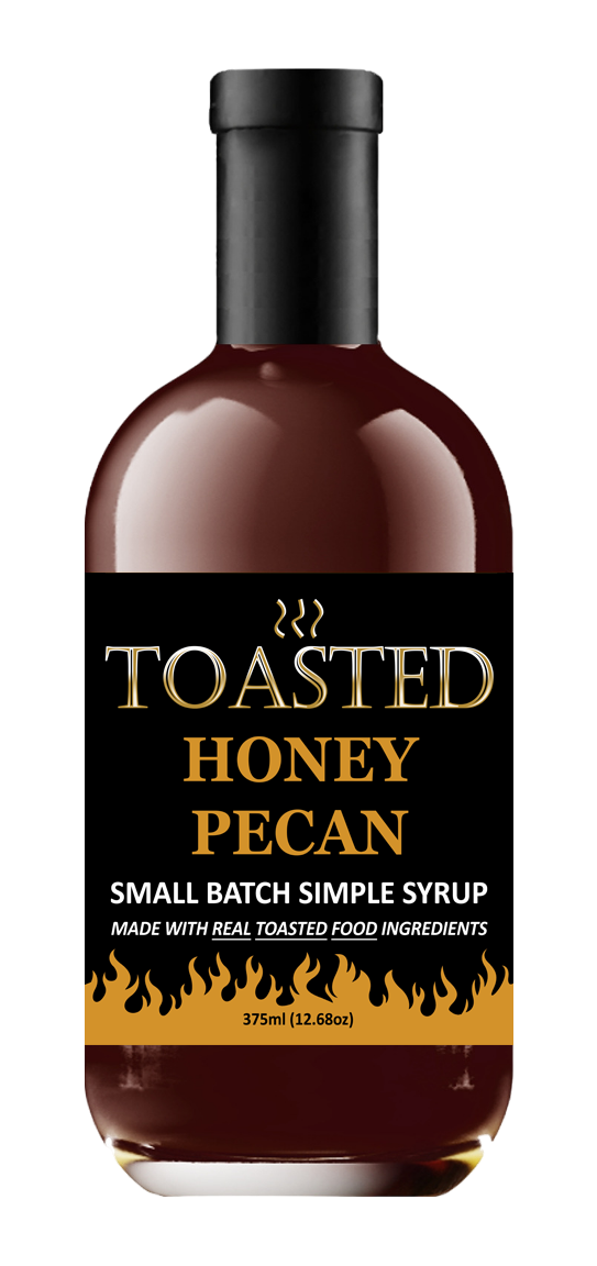 Honey Pecan Simple Syrup made for Old Fashioneds and Craft Cocktails