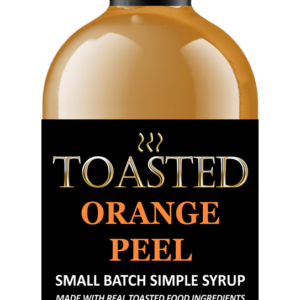Orange Peel Simple Syrup made for Old Fashioneds and Craft Cocktails
