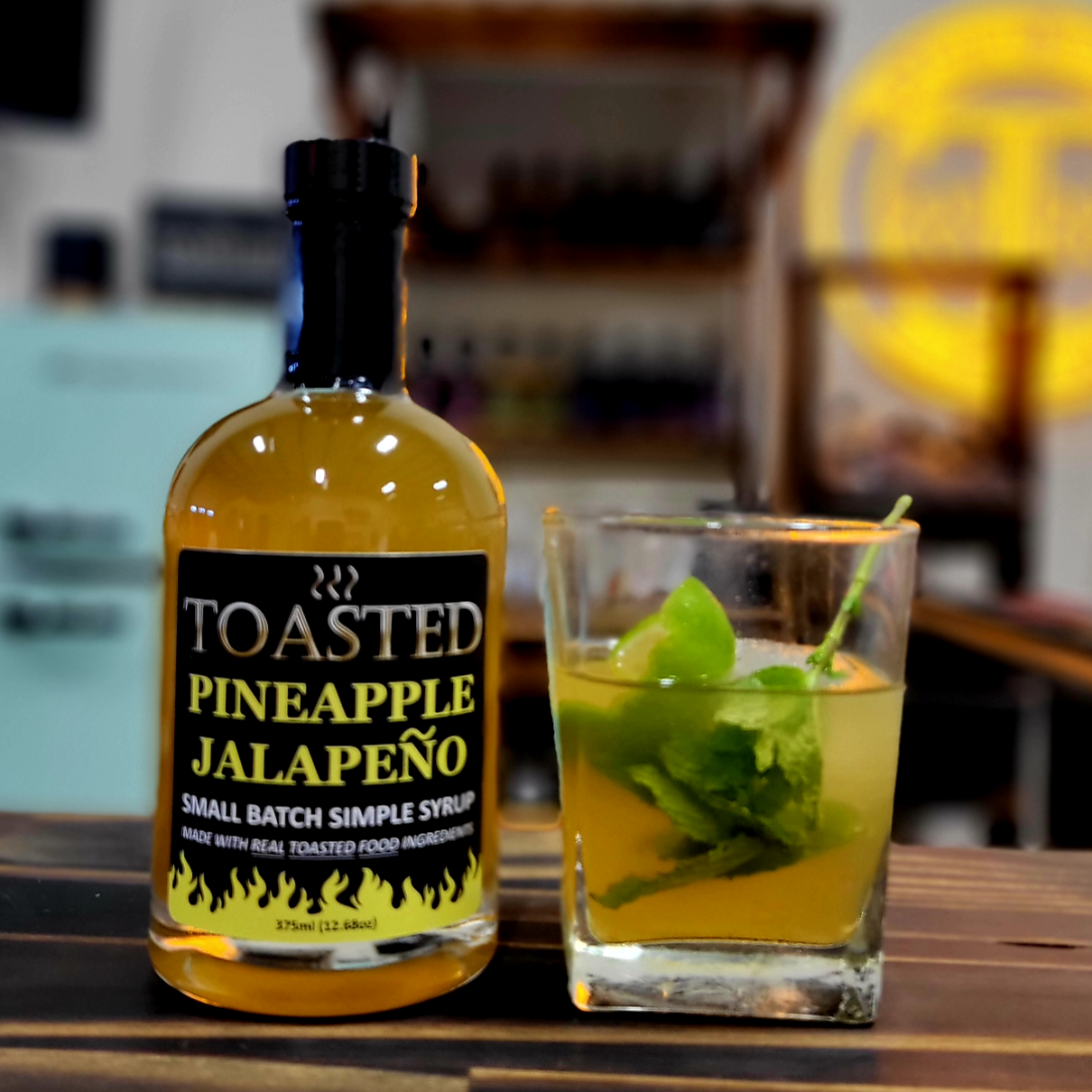 Pineapple Jalapeno Old Fashioned