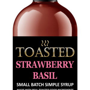 Strawberry Basil Simple Syrup made for Old Fashioneds and Craft Cocktails