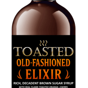 TOASTED Old Fashioned Elixir 375ml - a Rich, Decadent Brown Sugar Syrup