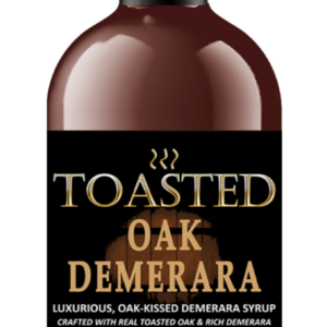TOASTED Oak Demerara 375ml - Luxurious Oak-Kissed Demerara Syrup